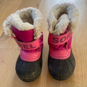 Sorel Toddler Boots - Girls Size 6